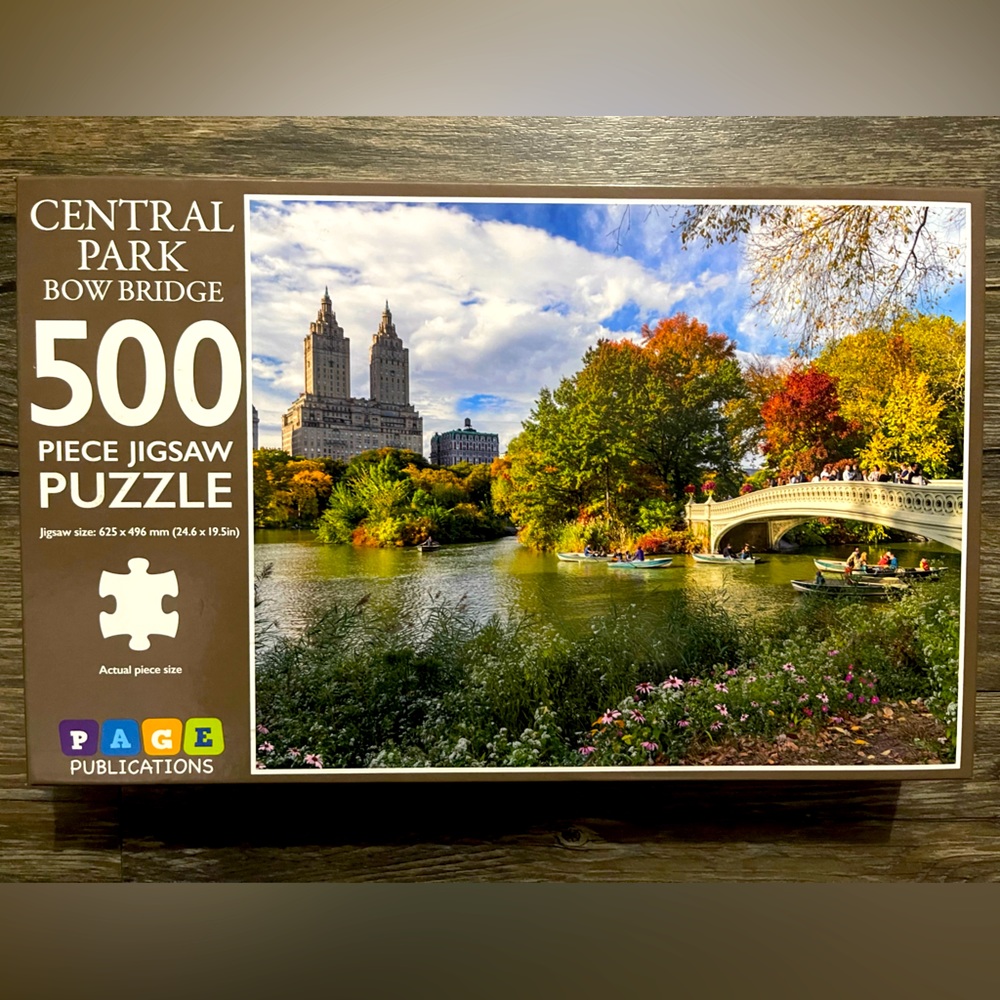 Bow Bridge at Central Park Puzzle | 500 Pieces Puzzle 🧩